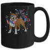 Pitbull Dog American USA Flag 4th of July Men women Lover Mug 15oz Mug Black back 600x.jpg