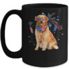 Golden Retriever Dog American USA Flag 4th of July Men Lover Mug 15oz Mug Black front 600x 1.jpg