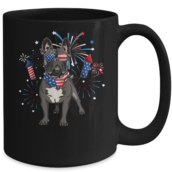 French Bulldog Dog American USA Flag 4th of July women Lover Mug 15oz Mug Black back 600x.jpg