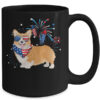 Corgi Dog American USA Flag 4th of July Men women Lover Mug 15oz Mug Black back 600x.jpg