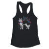 Siberian Husky Dog American USA Flag 4th of July women Lover Women s Ideal Racerback Tank Black 600x.jpg