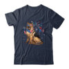 German Shepherd Dog American USA Flag 4th of Jul women Lover Classic T Shirt Navy 600x.jpg