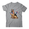 German Shepherd Dog American USA Flag 4th of Jul women Lover Classic T Shirt Sport Grey 600x.jpg