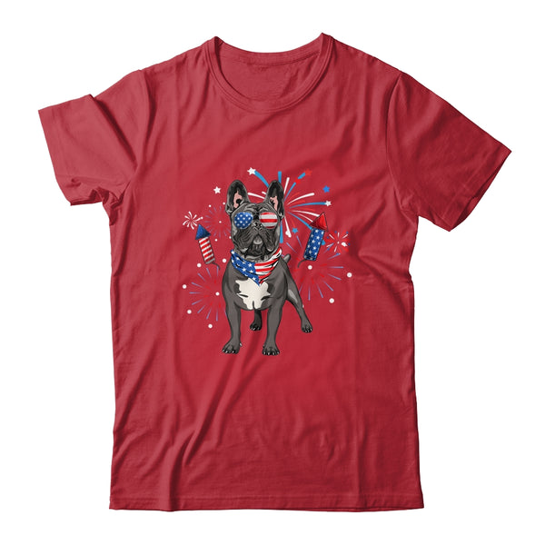 French Bulldog Dog American USA Flag 4th of July women Lover Classic T Shirt Red 600x.jpg