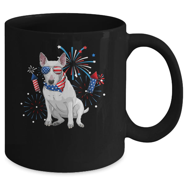 Bull Terrier Dog American USA Flag 4th of July women Lover Mug 11oz Mug Black back 600x.jpg