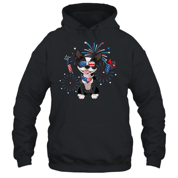 Boston Terrier Dog American USA Flag 4th of July Lover Pullover Hoodie Black 600x.jpg