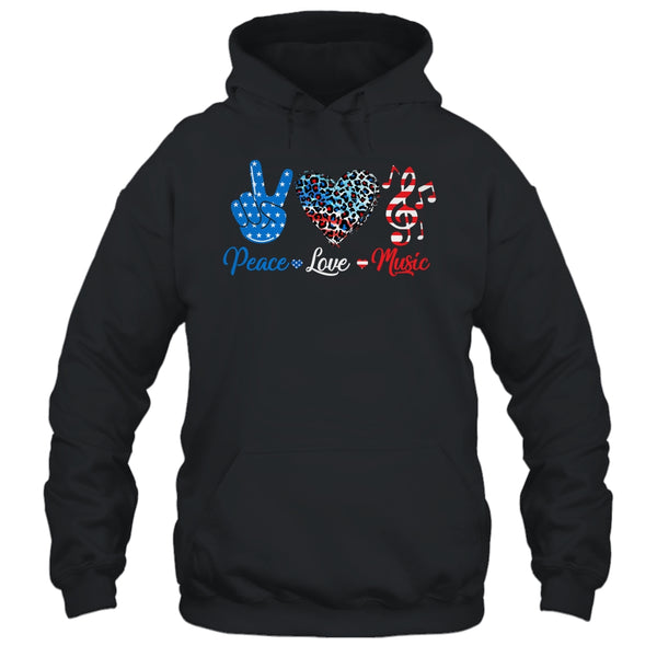 Peace Love Music US Flag 4th Of July Music Teacher Patriotic Pullover Hoodie Black 600x 1.jpg