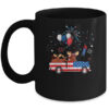 Funny Moose Riding Red Truck USA Flag Patriotic 4th Of July Mug 11oz Mug Black front 600x.jpg