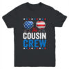 Cousin Crew 4th Of July Patriotic American Family Matching Youth Youth T Shirt Black 600x.jpg