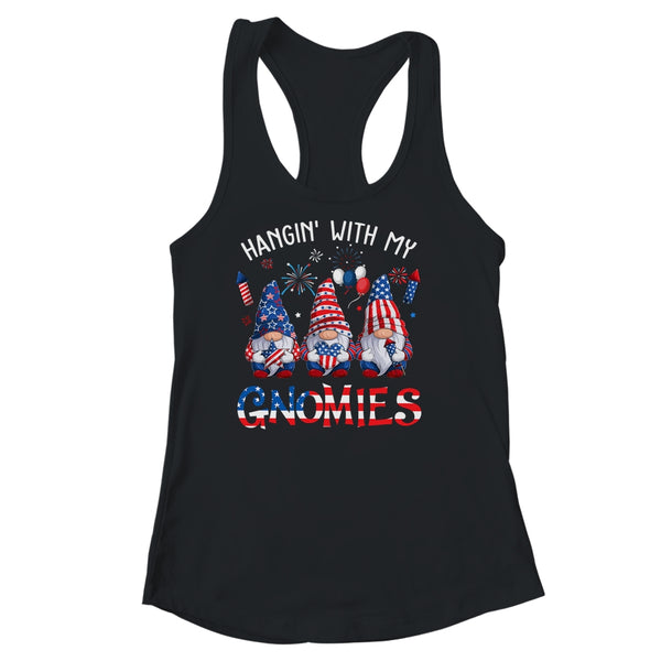 Patriotic Gnome 4th Of July Funny Hangin With My Gnomies Women s Ideal Racerback Tank Black 600x.jpg