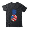 Hawaiian Pineapple American Flag Sunglasses 4th of July Classic T Shirt Black 600x.jpg