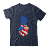 Hawaiian Pineapple American Flag Sunglasses 4th of July Classic T Shirt Navy 600x.jpg