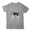 Siberian Husky Dog American USA Flag 4th of July women Lover Classic T Shirt Sport Grey 600x 1.jpg