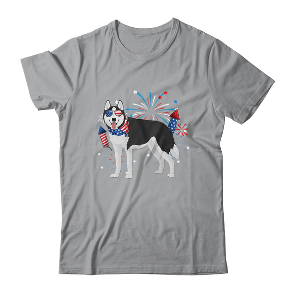 Siberian Husky Dog American USA Flag 4th of July women Lover Classic T Shirt Sport Grey 600x 1.jpg