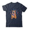 Bulldog Dog American USA Flag 4th of July Men women Lover Classic T Shirt Navy 600x.jpg