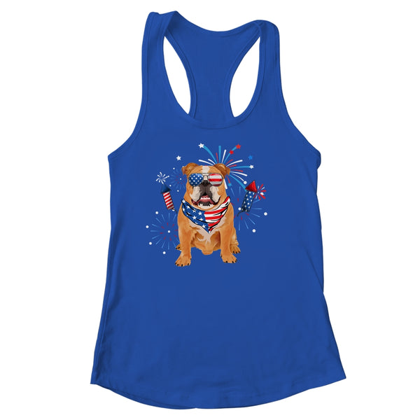 Bulldog Dog American USA Flag 4th of July Men women Lover Women s Ideal Racerback Tank Royal 600x.jpg