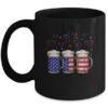 Beer American Flag 4th of July For Men Women Merica USA Mug 11oz Mug Black front 600x.jpg