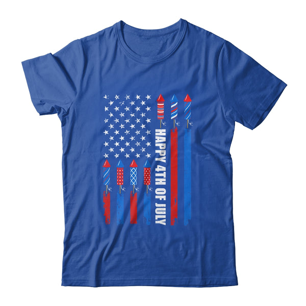 Happy 4th Of July American Flag Fireworks Patriotic Classic T Shirt Royal 600x 1.jpg