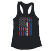 Happy 4th Of July American Flag Fireworks Patriotic Women s Ideal Racerback Tank Black 600x 1.jpg