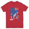 Dinosaur 4th of July Kids Boys Men Amerisaurus T Rex Funny Youth Youth T Shirt Red 600x.jpg