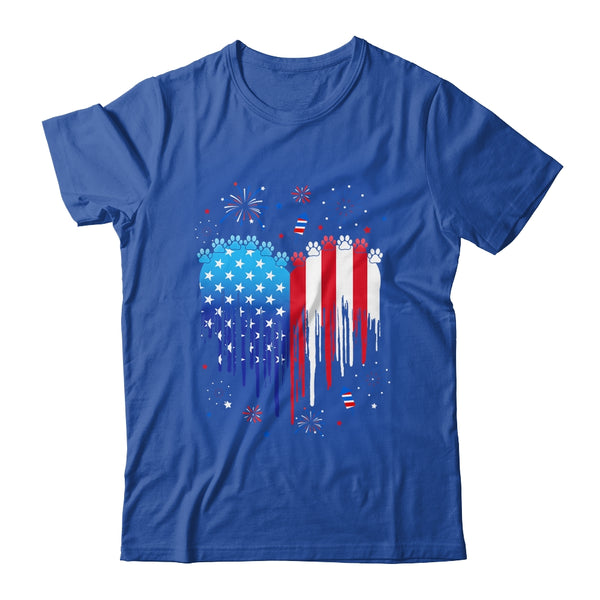 American Dog Cat USA Flag Distressed 4th Of July Classic T Shirt Royal 600x.jpg