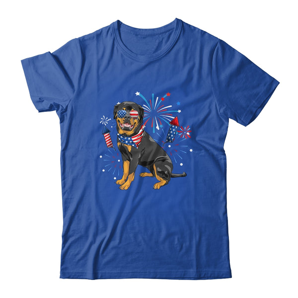 Rottweiler Dog American USA Flag 4th of July Men women Lover Classic T Shirt Royal 600x 1.jpg