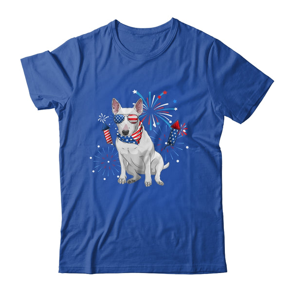 Bull Terrier Dog American USA Flag 4th of July women Lover Classic T Shirt Royal 600x 2.jpg