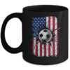 Vintage Soccer 4th of July Men USA American Flag Boys Mug 11oz Mug Black front 600x.jpg