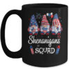 Shenanigans Squad 4th Of July Gnomes USA Independence Day Mug 15oz Mug Black front 600x.jpg