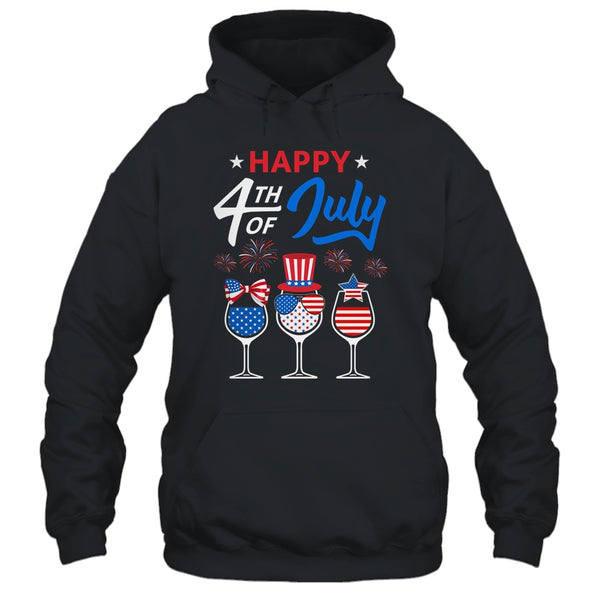 Red White Blue Wine Glass USA Flag Happy 4th Of July Pullover Hoodie Black 600x.jpg