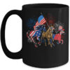 Happy 4th Of July American Flag Red White Horse And Blue Mug 15oz Mug Black 600x.jpg