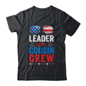 Leader Of The Cousin Crew 4th Of July Classic T Shirt Black 600x.jpg
