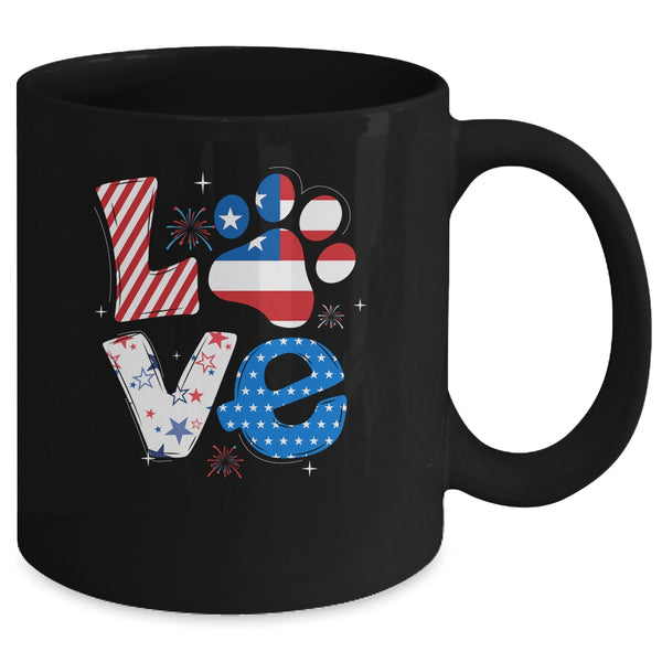 Love Dog Paw American Flag Tie Dye Dog Lover 4Th Of July Mug 11oz Mug Black 46f3953b 24c5 4c87 a4c9 121e1531fce3 600x.jpg