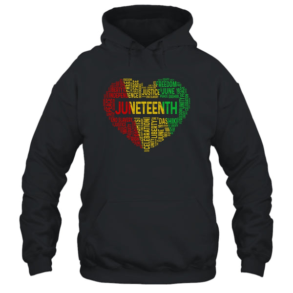 Juneteenth Heart Black History Afro American African Freedom Pullover Hoodie Black 600x.jpg
