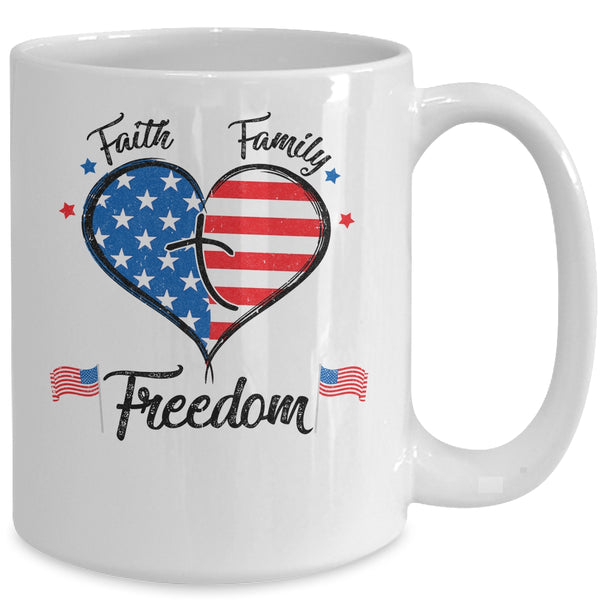 Faith Family Freedom Fourth Of July American Flag Patriotic Mug 15oz Mug White c11dc790 2b24 4e4a 8783 124fea052825 600x.jpg