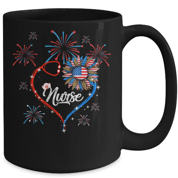 Patriotic Nurse 4th Of July American Flag Sunflower Love Mug 15oz Mug Black 4889ee3f b353 4ea1 a759 4e5314236c96 600x.jpg