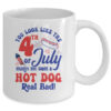 You Look Like The 4th July Make Me Wants A Hot Dog Real Bad Mug 11oz Mug White back 600x.jpg