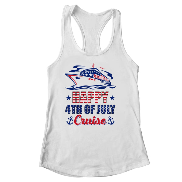Happy 4th Of July Cruise Patriotic American Cruising Women s Ideal Racerback Tank White 600x 1.jpg