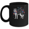 Siberian Husky Dog American USA Flag 4th of July women Lover Mug 11oz Mug Black front 600x 1.jpg
