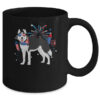 Siberian Husky Dog American USA Flag 4th of July women Lover Mug 11oz Mug Black back 600x 1.jpg