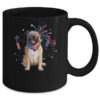 Pug Dog American USA Flag 4th of July Men women Lover Mug 11oz Mug Black back 600x.jpg