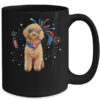 Poodle Dog American USA Flag 4th of July Men women Lover Mug 15oz Mug Black back 600x.jpg