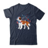 Saint Bernard Dog American USA Flag 4th of July women Lover Classic T Shirt Navy 600x 2.jpg