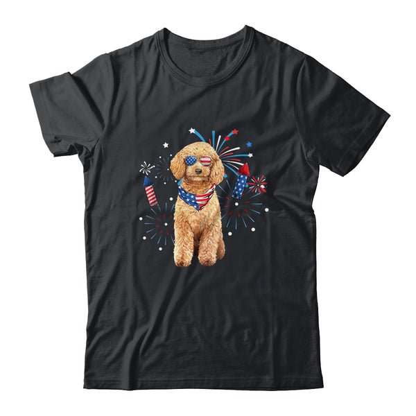 Poodle Dog American USA Flag 4th of July Men women Lover Classic T Shirt Black 600x 1.jpg