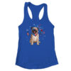 Pug Dog American USA Flag 4th of July Men women Lover Women s Ideal Racerback Tank Royal 600x.jpg