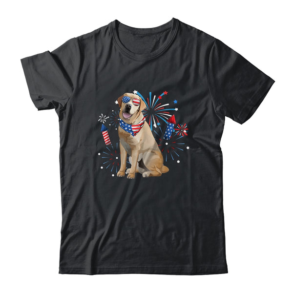 Labrador Dog American USA Flag 4th of July Men women Lover Classic T Shirt Black 600x.jpg