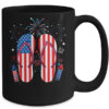 Memorial Day 4th of July Holiday Patriotic Flip Flops Mug 15oz Mug Black back 600x 1.jpg