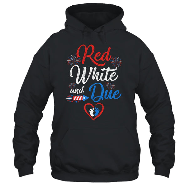 Red White And Due 4th Of July Pregnancy Independence Day Pullover Hoodie Black 600x.jpg