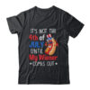 Funny 4th Of July Hot Dog Wiener Comes Out Humor Classic T Shirt Black 600x.jpg