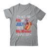 Funny 4th Of July Hot Dog Wiener Comes Out Humor Classic T Shirt Sport Grey 600x.jpg